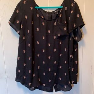 Button up the back torrid top